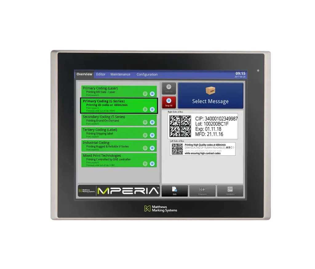 MPERIA-Standard-Controller von Matthews Marking Systems
